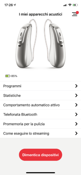 myPhonak: i miei apparecchi acustici